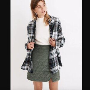 Madewell Flannel Sunday Shirt in Cronston Plaid M